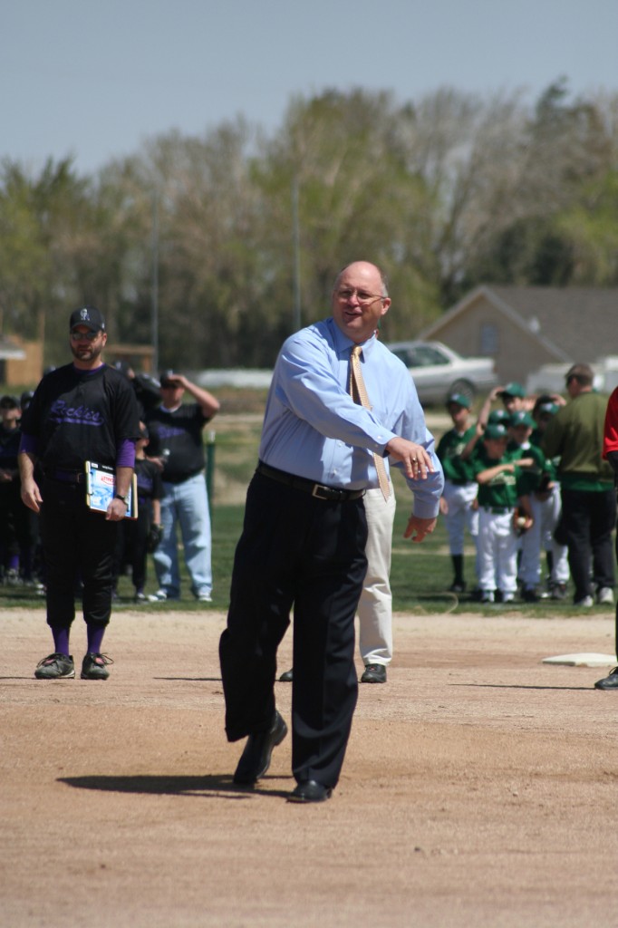 Throwing the First Pitch
